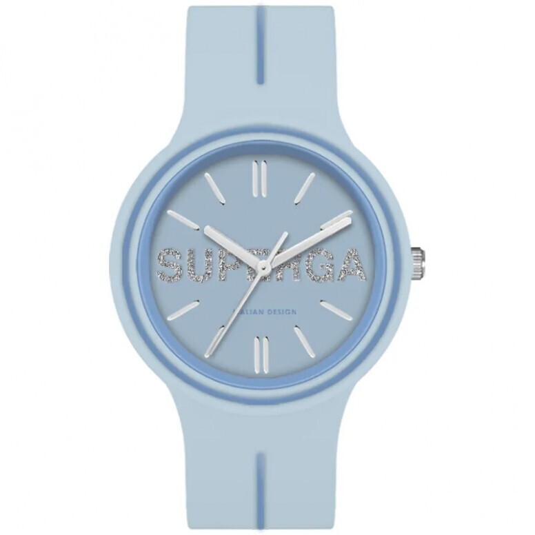 Superga Orologio Medio Carta da zucchero Azzurro Logo