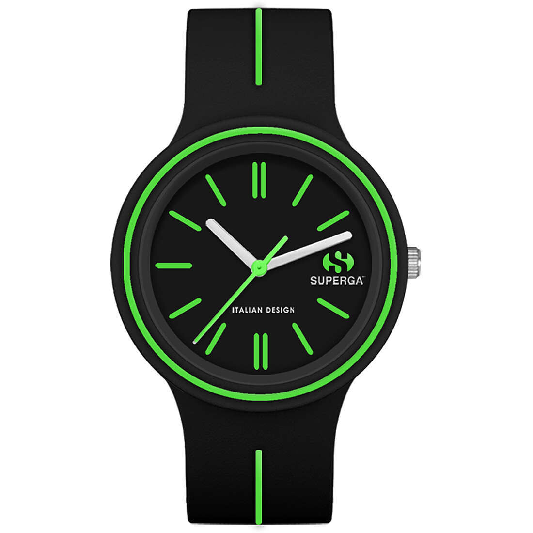 Superga Orologio Medio Nero Verde