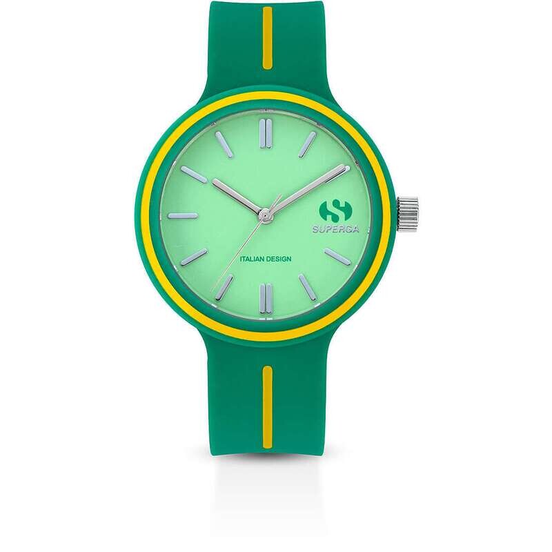 Superga Orologio Medio Verde Giallo