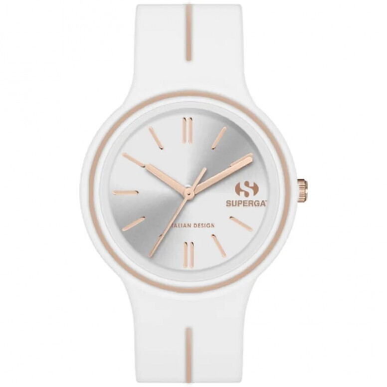 Superga Orologio Medio Bianco Oro