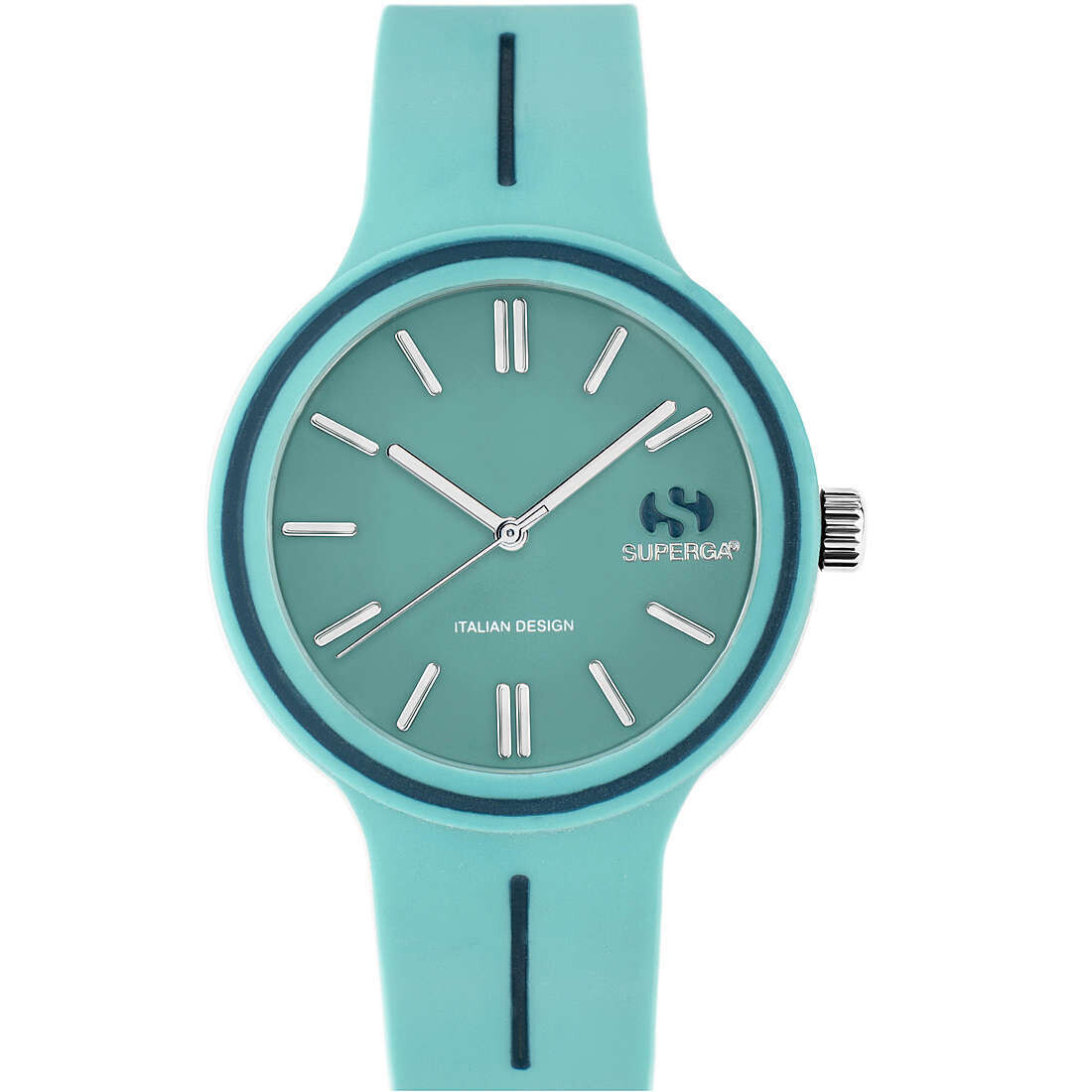 Superga Orologio Medio Verde Marino Blu