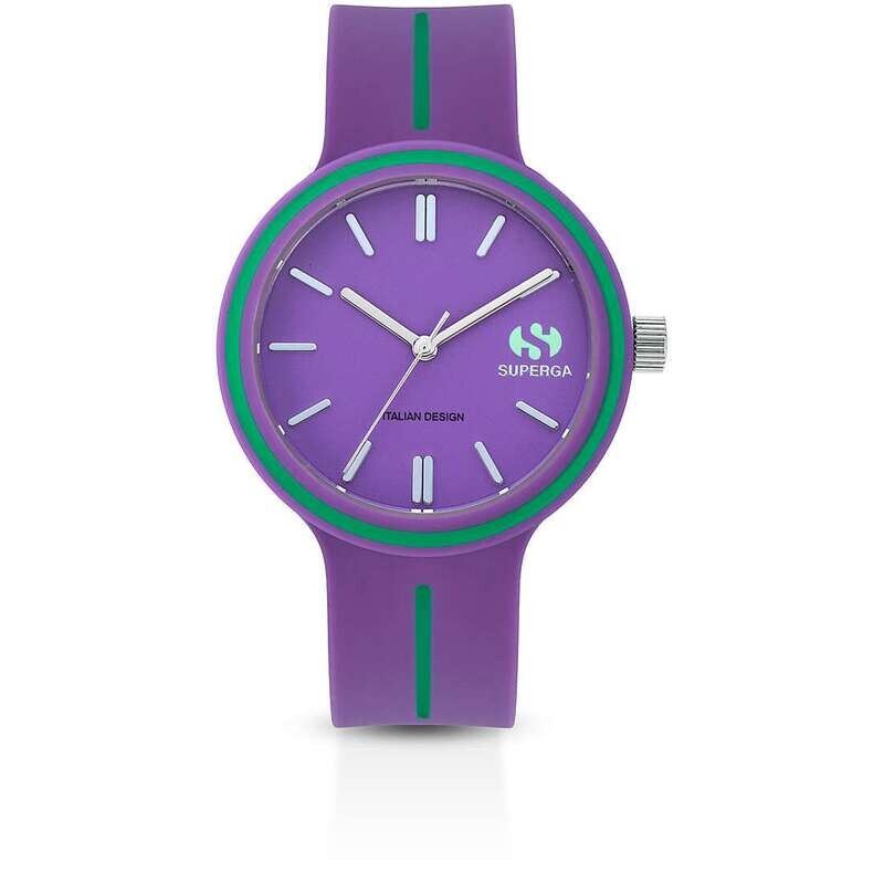 Superga Orologio Medio Lilla Verde