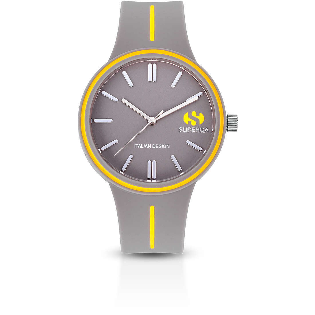 Superga Orologio Grande Grigio Giallo