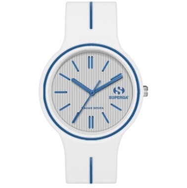 Superga Orologio Grande Bianco Blu