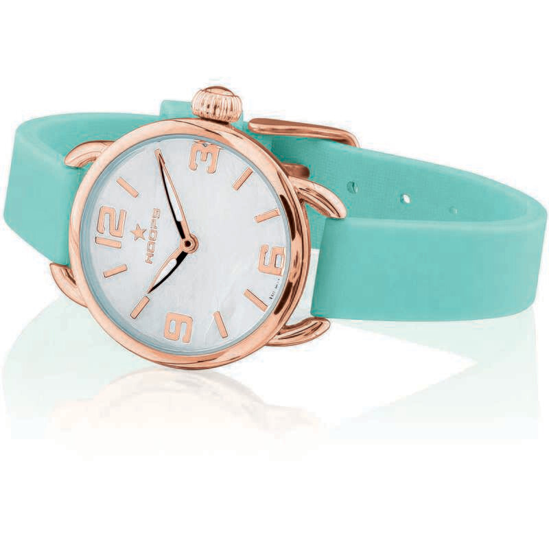 Hoops Orologio Candy Gold Verde acqua