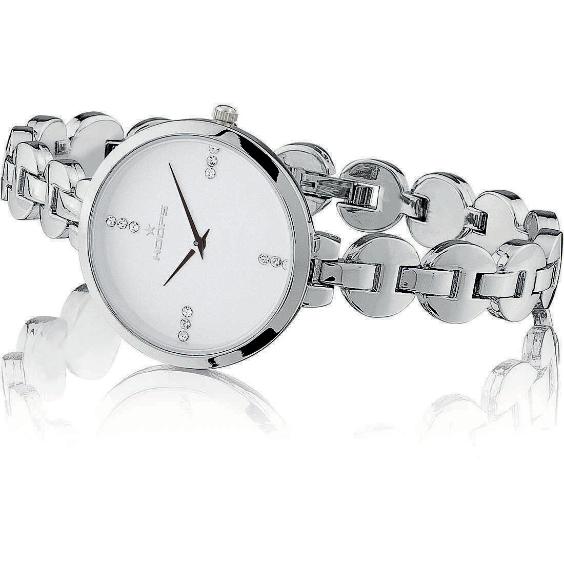 Hoops Orologio Chain Bianco