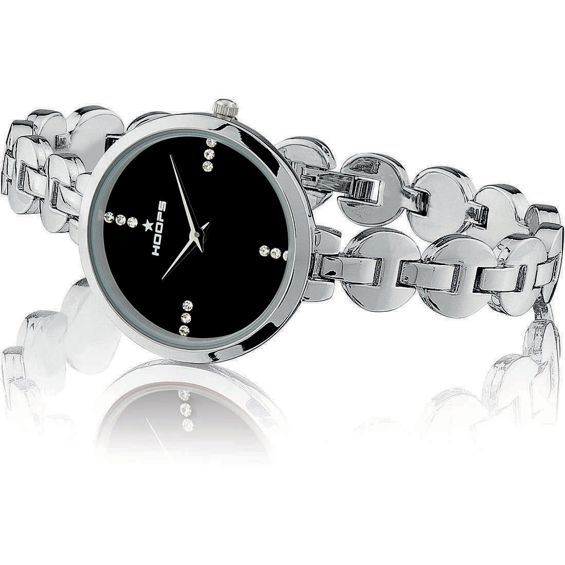 Hoops Orologio Chain Nero