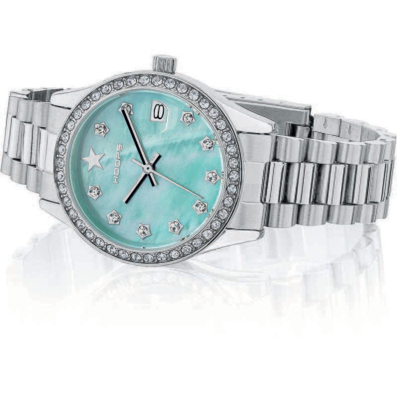 Hoops Orologio Super Luxury Madreperla Verde acqua