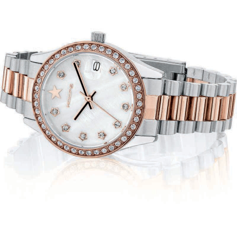 Hoops Orologio Super Luxury S&amp;G Madreperla Bianco