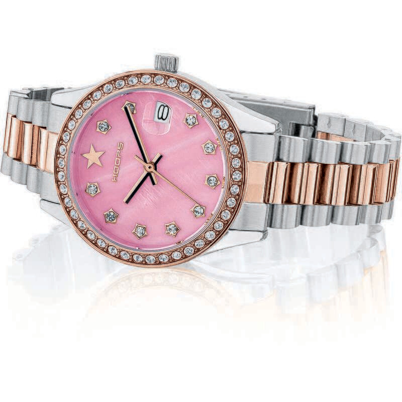 Hoops Orologio Super Luxury S&amp;G Madreperla Cipria