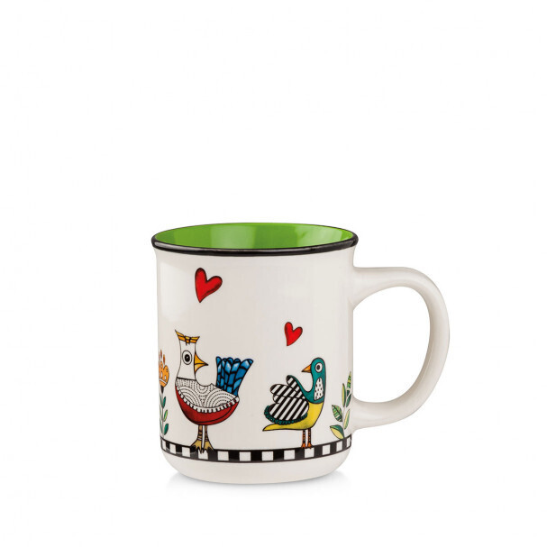 Mug in ceramica dal design moderno Cocoricò