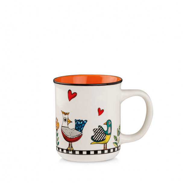 Mug in ceramica dal design moderno Cocoricò