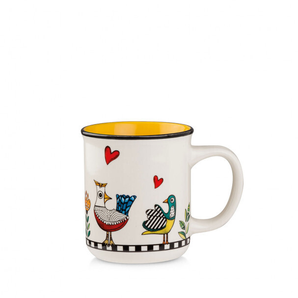 Mug in ceramica dal design moderno Cocoricò