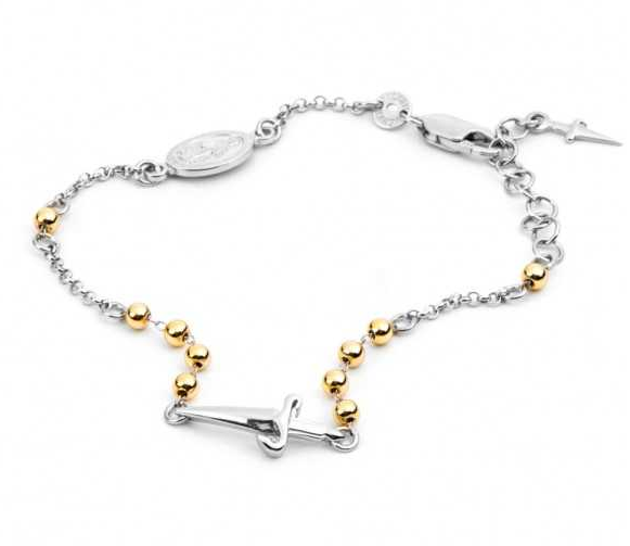 Bracciale Cesare Paciotti rosario uomo