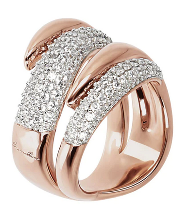Bronzallure Anello a Fascia Pave