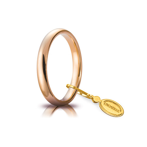 Fede Comoda mm.3,0, Colore: Oro Rosa