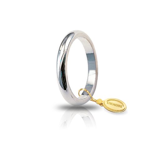 Fede Francesina in oro mm 2,85, colore: Oro Bianco