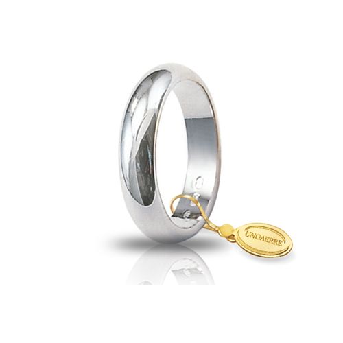 Fede Classica Gr.7 Mm 4,50, colore: Oro Bianco