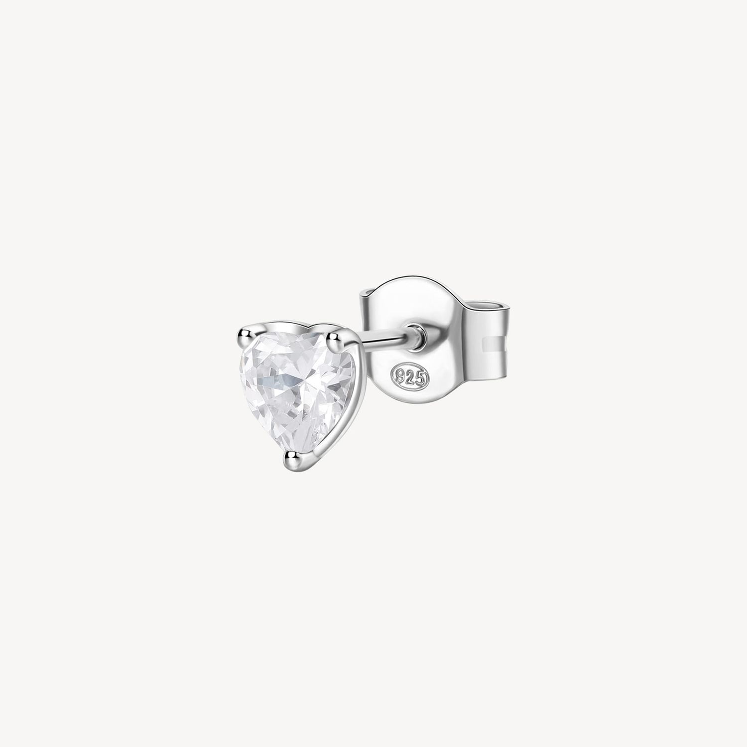Brosway Mono Orecchini Fancy Cuore, ORECCHINI: BIANCO