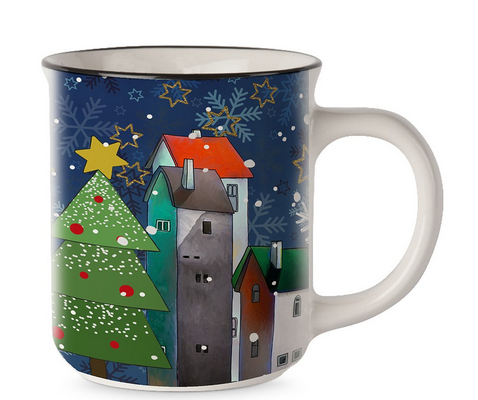 Egan Mug Natale ML 380, TAZZE NATALIZIE: Villaggio