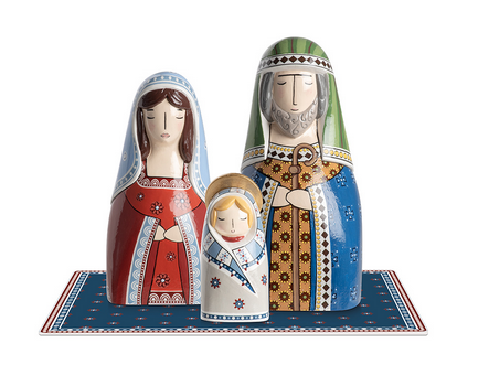 Egan Sacra Famiglia Natale + Tappetino