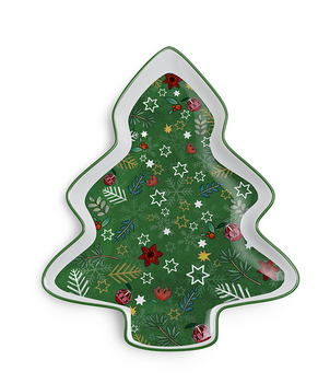 Egan Vassoio Natale Albero di Natale Verde 12X15