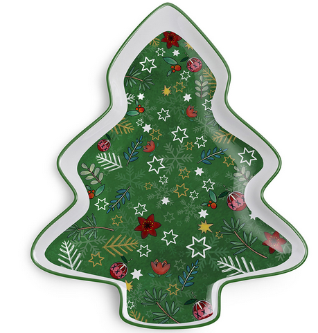 Egan Vassoio Natale Albero di Natale Verde 24X29