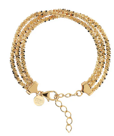 Etrusca Bracciale Multifilo Catena Margherita