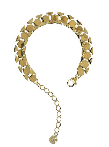 Etrusca Bracciale Maglia Geometrica Piatta
