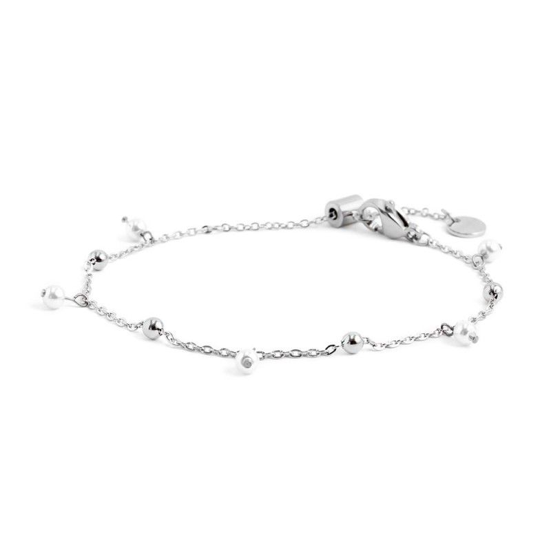 Marlù Bracciale catena con sfere e perle