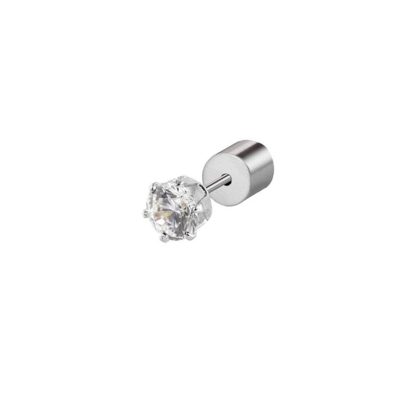 Marlù mono Orecchino a lobo con zircone 4mm