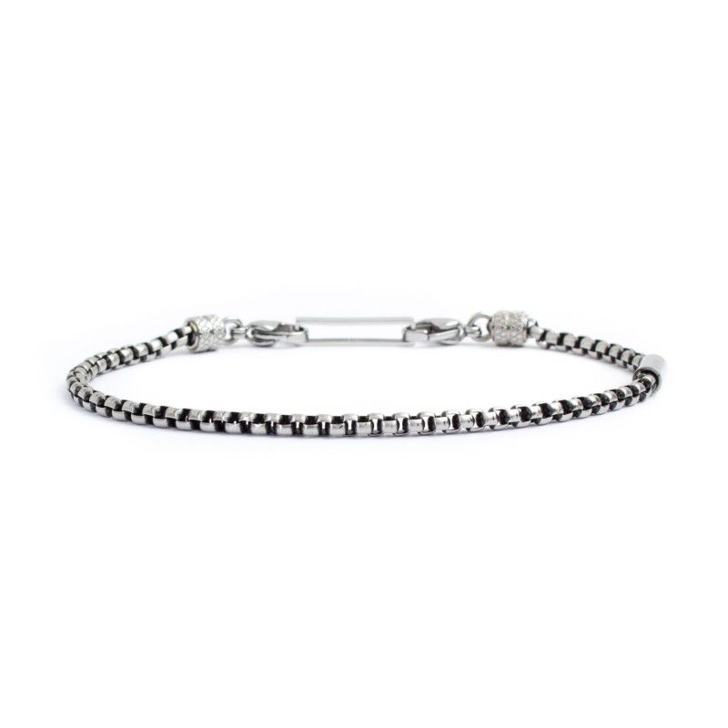 Marlù Bracciale catena box rounded 3mm