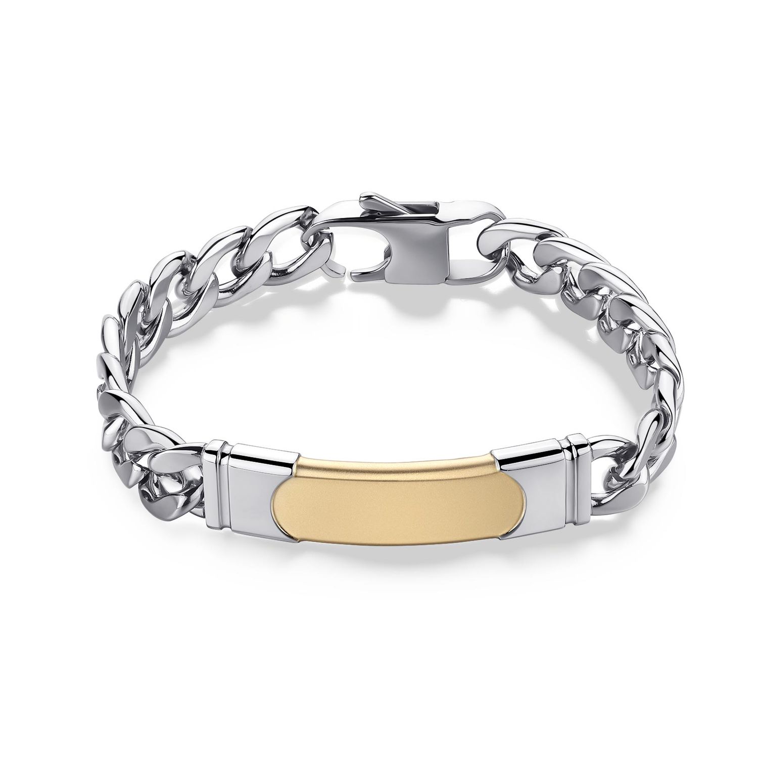S&#39;agapo bracciale, BRACCIALE: SILVER E GOLD