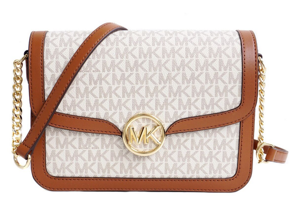 Michael Kors Leida Vanilla borsa tracolla