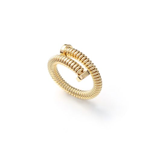 UnoAerre Anello chiodo dorato