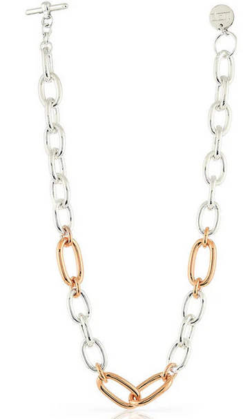 UnoAerre Collana bicolor Infinity