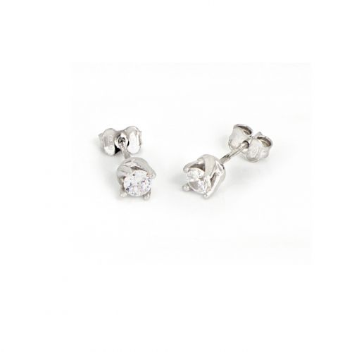 UnoAerre Orecchini Mini in argento bianco
