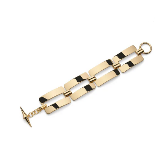 UnoAerre Bracciale in bronzo dorato Dinamica