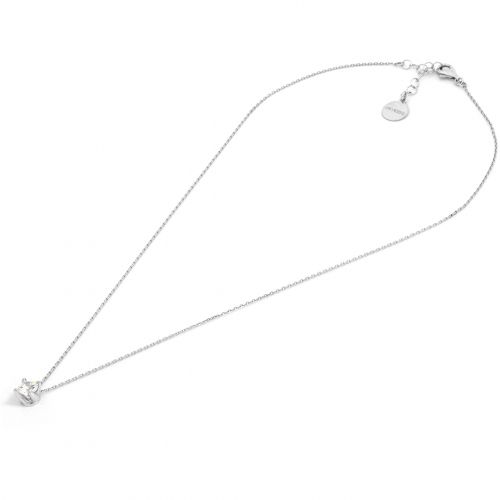 UnoAerre Collana Cubic Zirconia in argento bianco