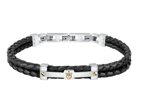 Maserati Bracciale Uomo in Pelle