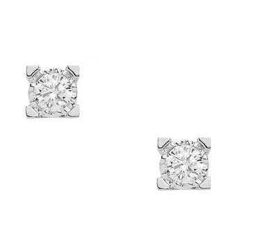 Comete Orecchini Punti luce diamantati in Oro e Diamanti