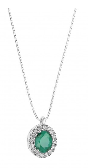 Comete Collana Fantasia con Smeraldo