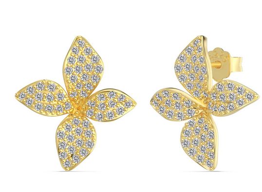 Almira Gioielli Orecchini in argento fiore