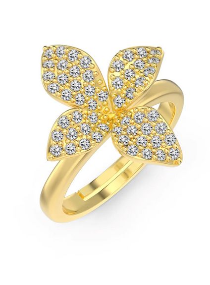 Almira Gioielli Anello in argento fiore