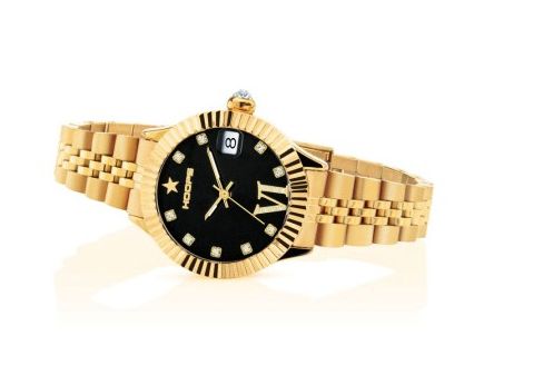 Hoops Orologio New Luxury Diamond II Gold Nero