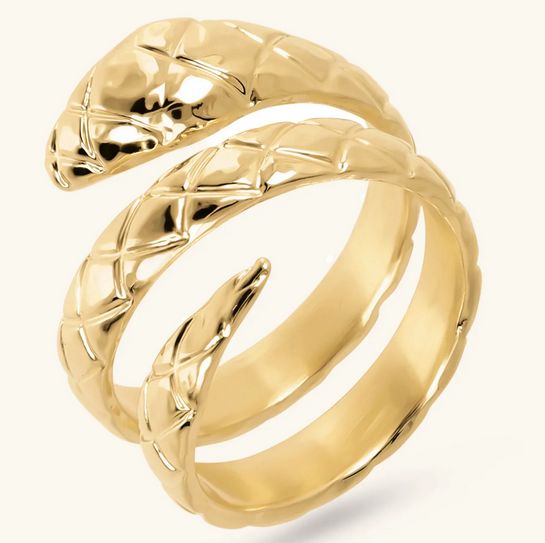 Etrusca Anello Contrarié Serpente Martellato N.16 Etrusca Anello Contrarié Serpente Martellato N.16