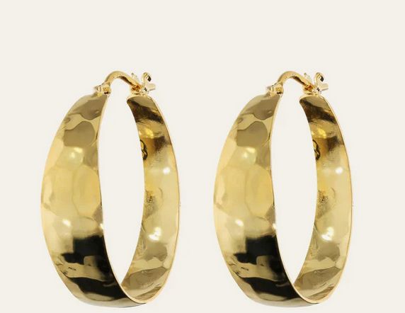 Etrusca Orecchini a Cerchio Graduati Martellati