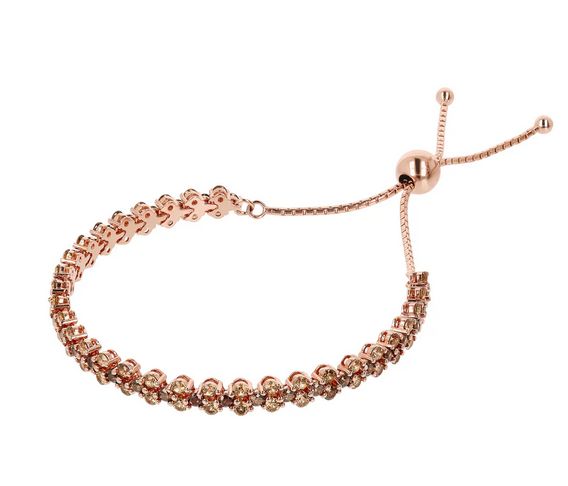Bronzallure Bracciale Tennis con Cubic Zirconia
