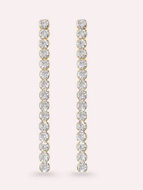 Bronzallure Orecchini Tennis con Cubic Zirconia