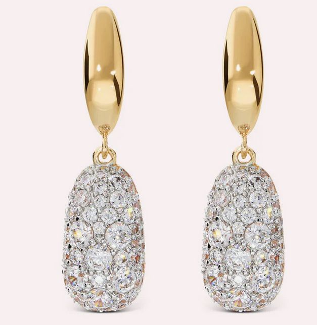 Bronzallure Orecchini con Ciondolo in Pavé di Cubic Zirconia